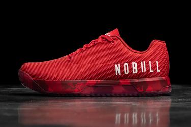 Nobull Superfabric Men's Trainers Red | Australia (PC0451)